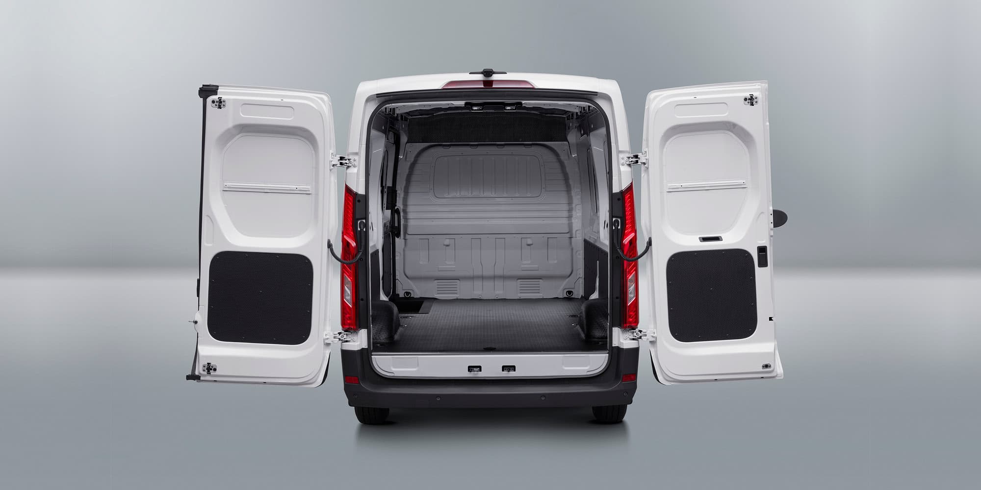 Maxus eDeliver9 PV Wit laadruimte open