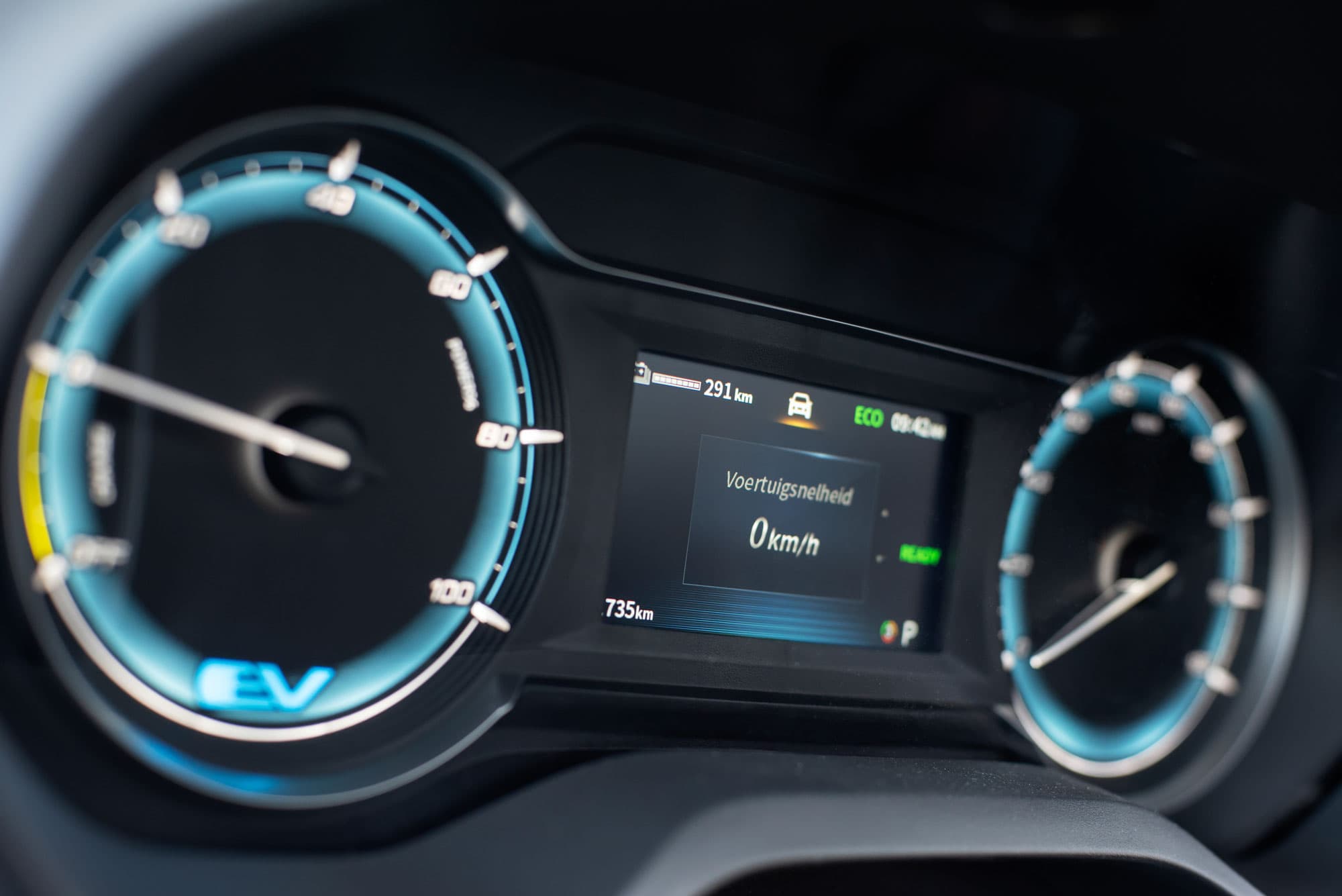 Maxus eDeliver9 Wit dashboard cluster